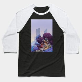 Alien Fighters Baseball T-Shirt